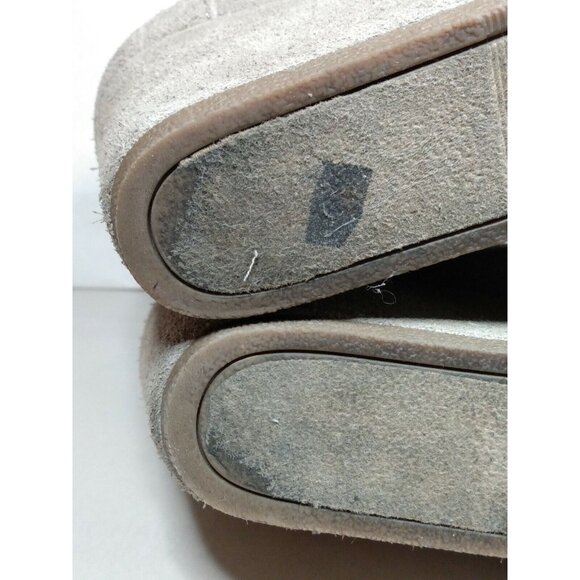 TOMS Kala Women's 3" Wedge Heel Lace Up Bootie Size 10 Taupe Desert - Picture 7 of 9